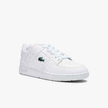 Lacoste Court Cage Leather Sneakers Pánské - Tenisky Bílé | CZ-xb7r3q